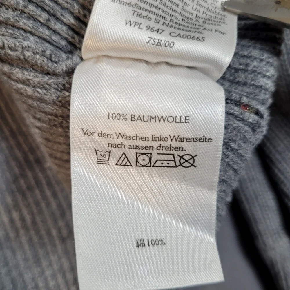 Eddie Bauer Mens Sweater XXL Gray Crewneck Cotton Knit Classic Casual Outdoor - Picture 7 of 10